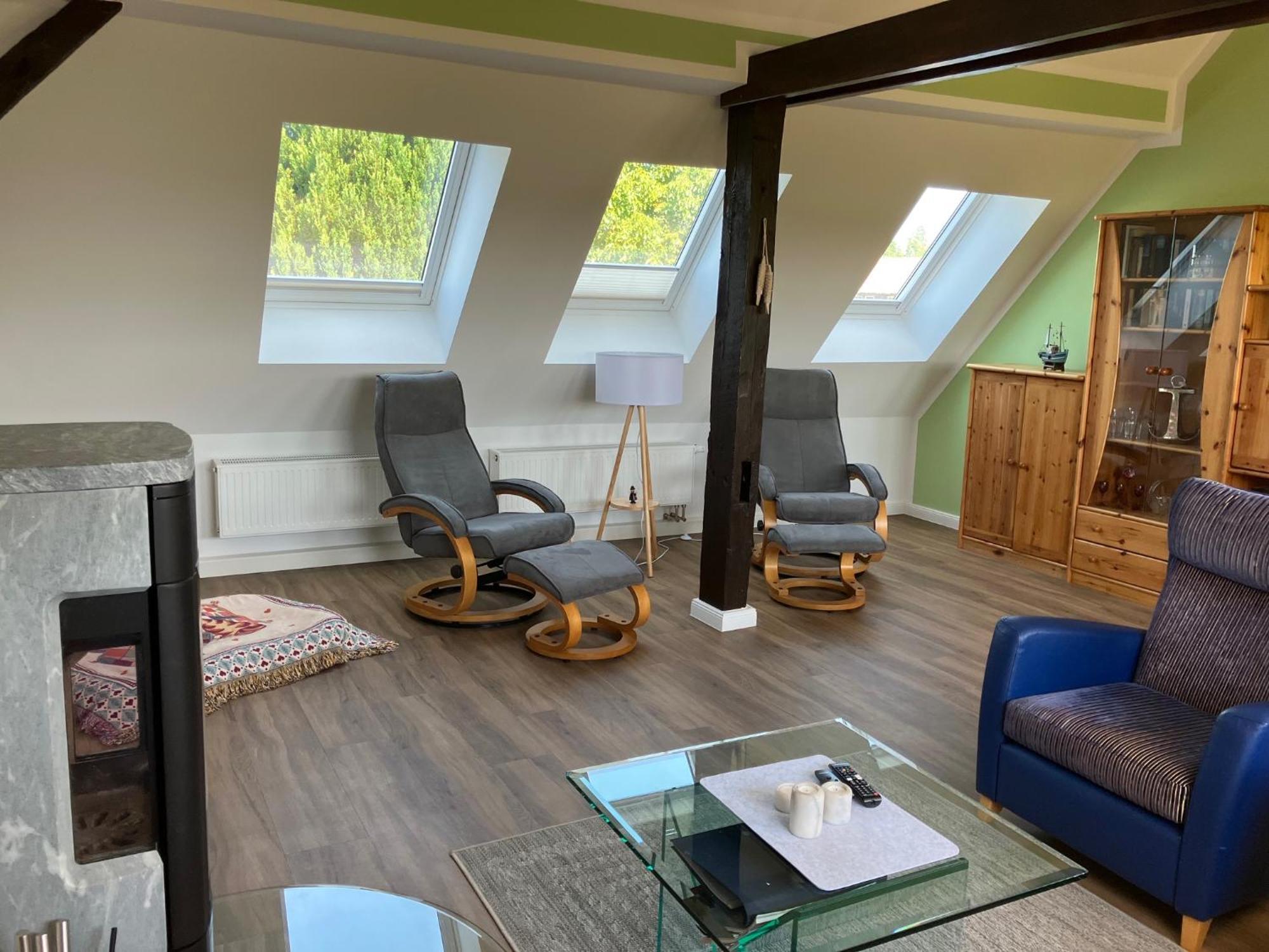 Grosse 4 Sterne Ferienwohnung Beim Boddenstrand Sundhagen-Niederhof Buitenkant foto