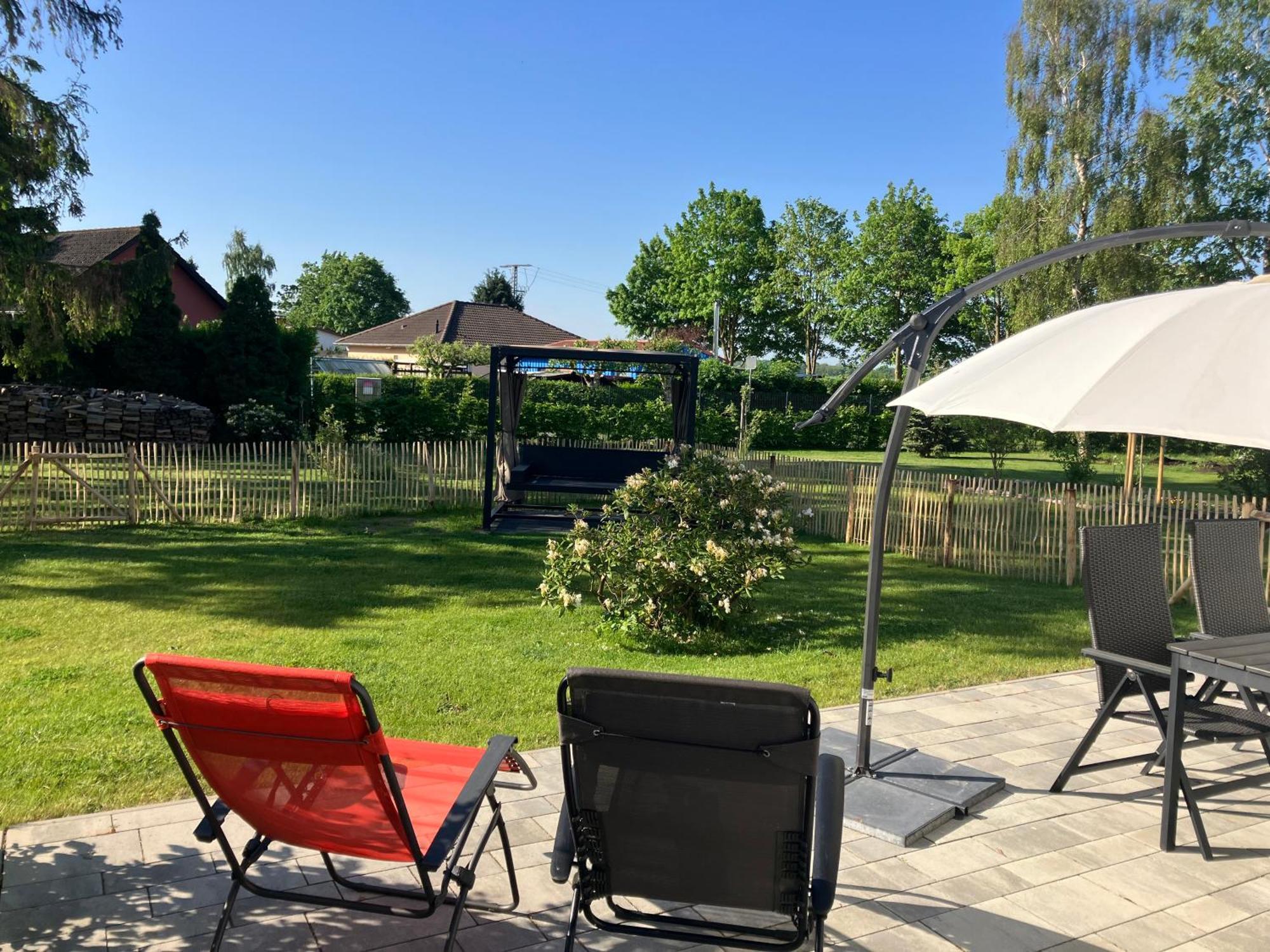 Grosse 4 Sterne Ferienwohnung Beim Boddenstrand Sundhagen-Niederhof Buitenkant foto